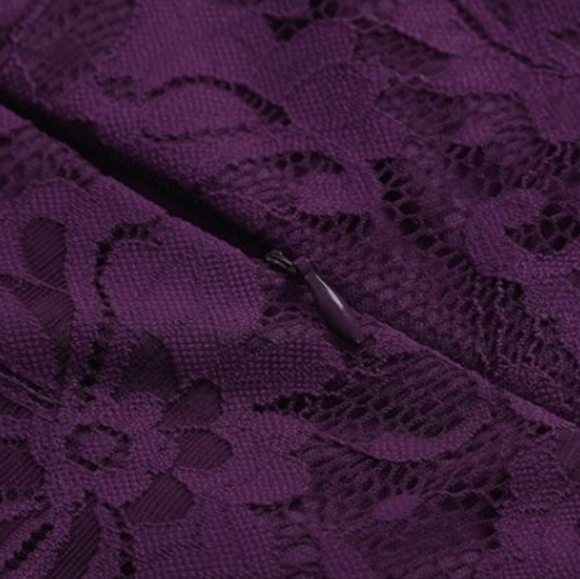 NWT Women's Dressystar Halter Lace Cocktail Party Dress - Picture 3 of 14